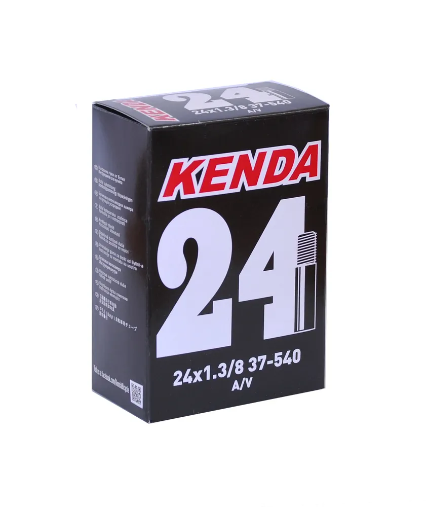 Реальное фото Камера 24" *1 3/8 Kenda автонипель, узкая (32/40-540/541) для совет. вело 5-511341/5-516316 от магазина СпортСЕ