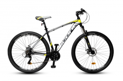 Велосипед Horst Icon (2022) черный/белый/салатовый
