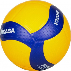 Мяч волейбольный Mikasa V390W синт.кожа (ПУ) клееный желто-синий