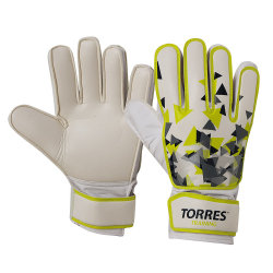 Перчатки вратарские Torres Training бело-зелено-серый FG05214