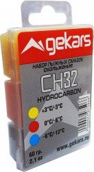 Набор парафинов Gekars Hydrocarbon CH32 (+3 -3С; 0 -6; -6 -12С) в пласт.коробке