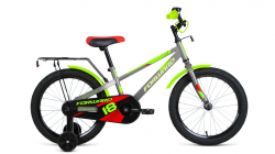 Велосипед Forward Meteor 18 (2020-2021) серый/зеленый 1BKW1K7D1013