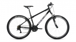 Велосипед Forward Sporting 27,5 1.2 (2022) черный/серебристый