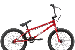 Велосипед Stark Madness BMX 1(2024) красный/серебристый/чёрный
