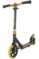 Самокат TechTeam Jogger 210 (2022) черно-желтый