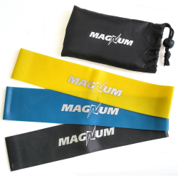 Комплект эспандеров Magnum MLB50-3 3 штуки в сумке (50 х 5см х 0,4/0,8/1,2 мм) 10015685