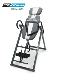Инверсионный стол TRACTION серо-серебристый с подушкой