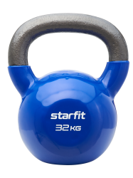 Гиря виниловая 32 кг StarFit DB-401 темно-синий УТ-00018841