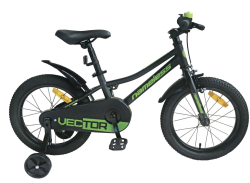 Велосипед 16" Nameless VECTOR, зеленый/черный (2024)