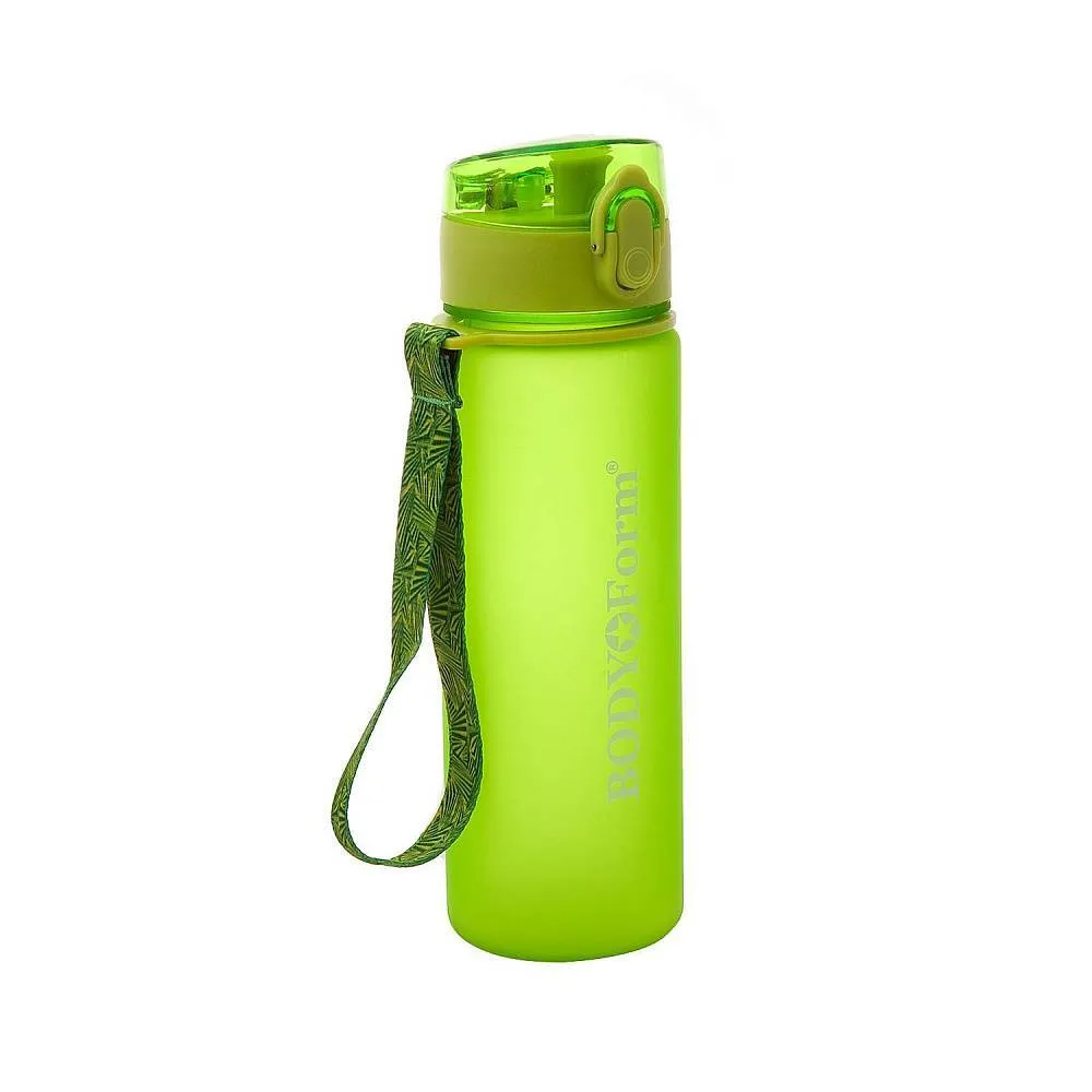 Реальное фото Бутылка для воды Body Form (Тритан) зеленый BF-SWB10-500 от магазина СпортСЕ