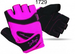 Перчатки Indigo женские розово-черные SB-16-1729