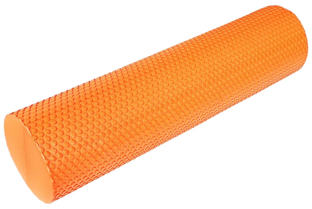 Реальное фото Ролик для йоги 45х15 см B31601-3 оранжевый 10018192 от магазина СпортСЕ