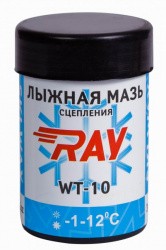 Мазь лыжная Ray WT-10 -1..-12°C синтетическая 35 г голубая WT-10-35