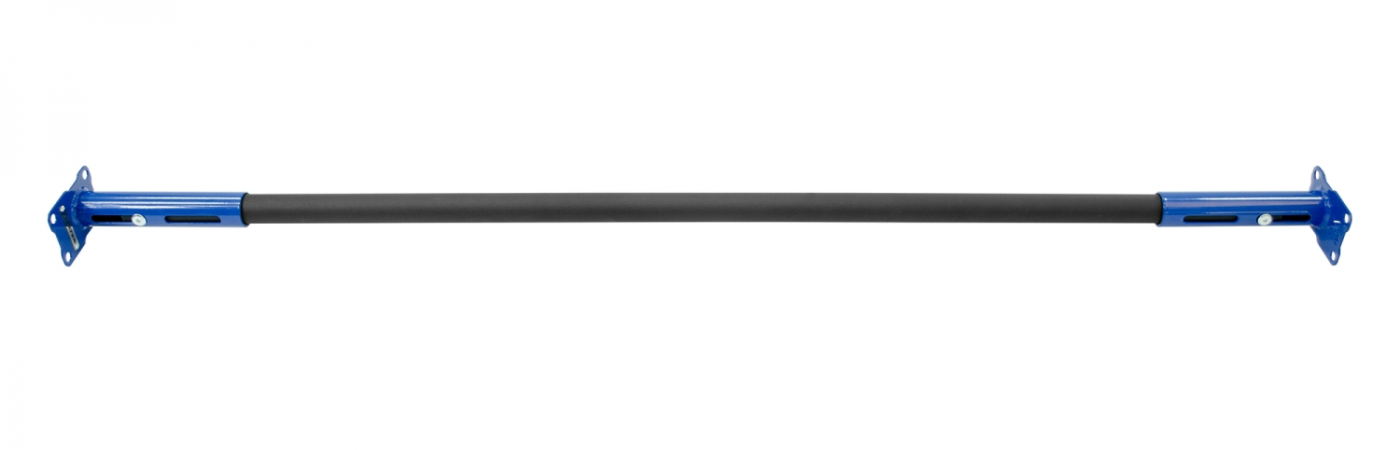 Реальное фото Турник раздвижной 145-170см сине-черный Flexter Profi TP1450-8.12-FLX P от магазина СпортСЕ