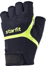 Перчатки StarFit  WG-103 черный/ярко-зеленый УТ-00020814