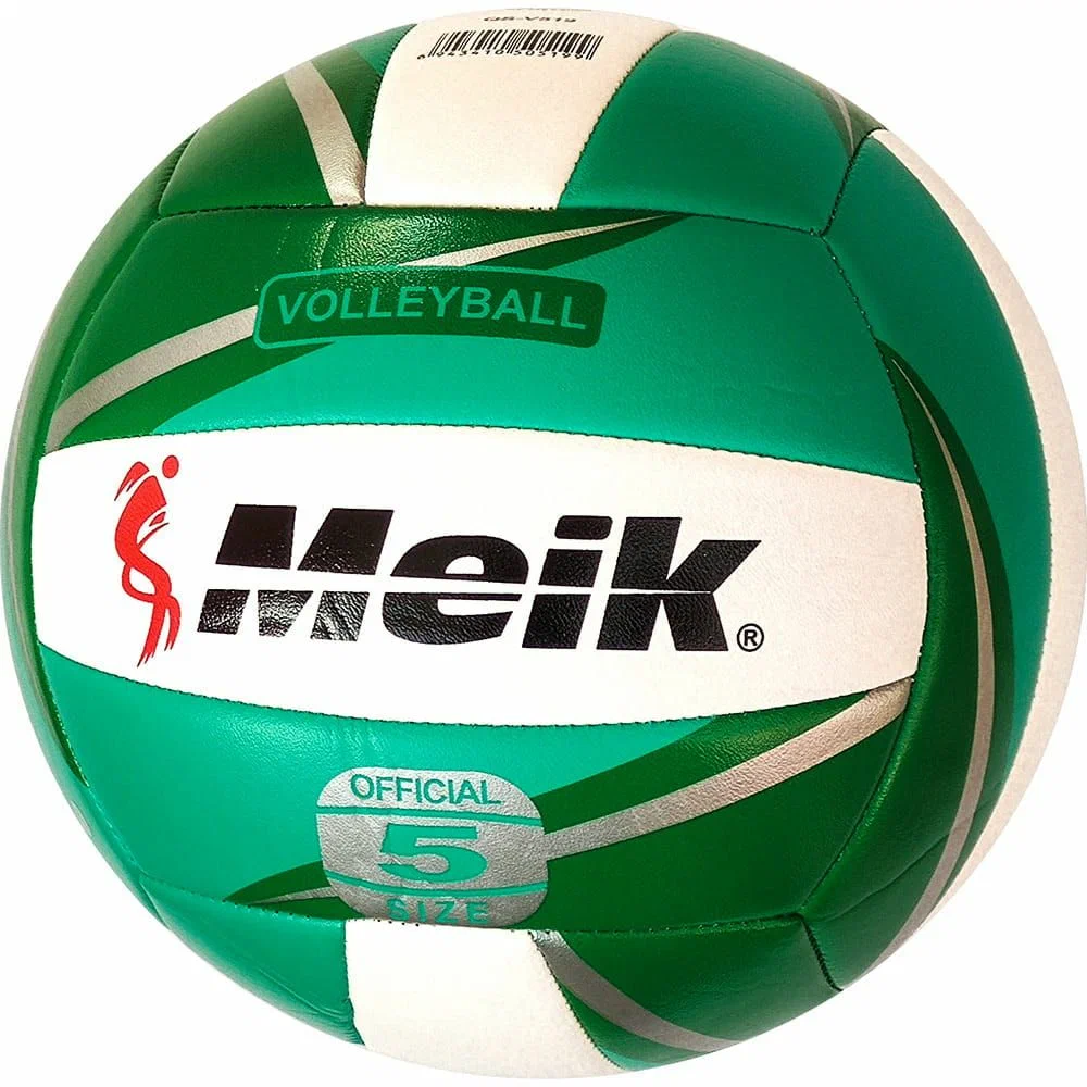 Реальное фото Мяч волейбольный Meik-QS-V519 C28683 TPU 2.5 270 гр зеленый 10020768 от магазина СпортСЕ