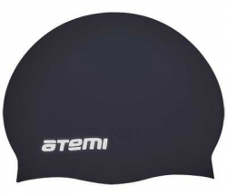 Шапочка для плавания Atemi TC401 тонкий силикон т.синий