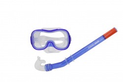 Набор для плавания Alpha Caprice (маска+трубка) MS-1030S37 ПВХ синий