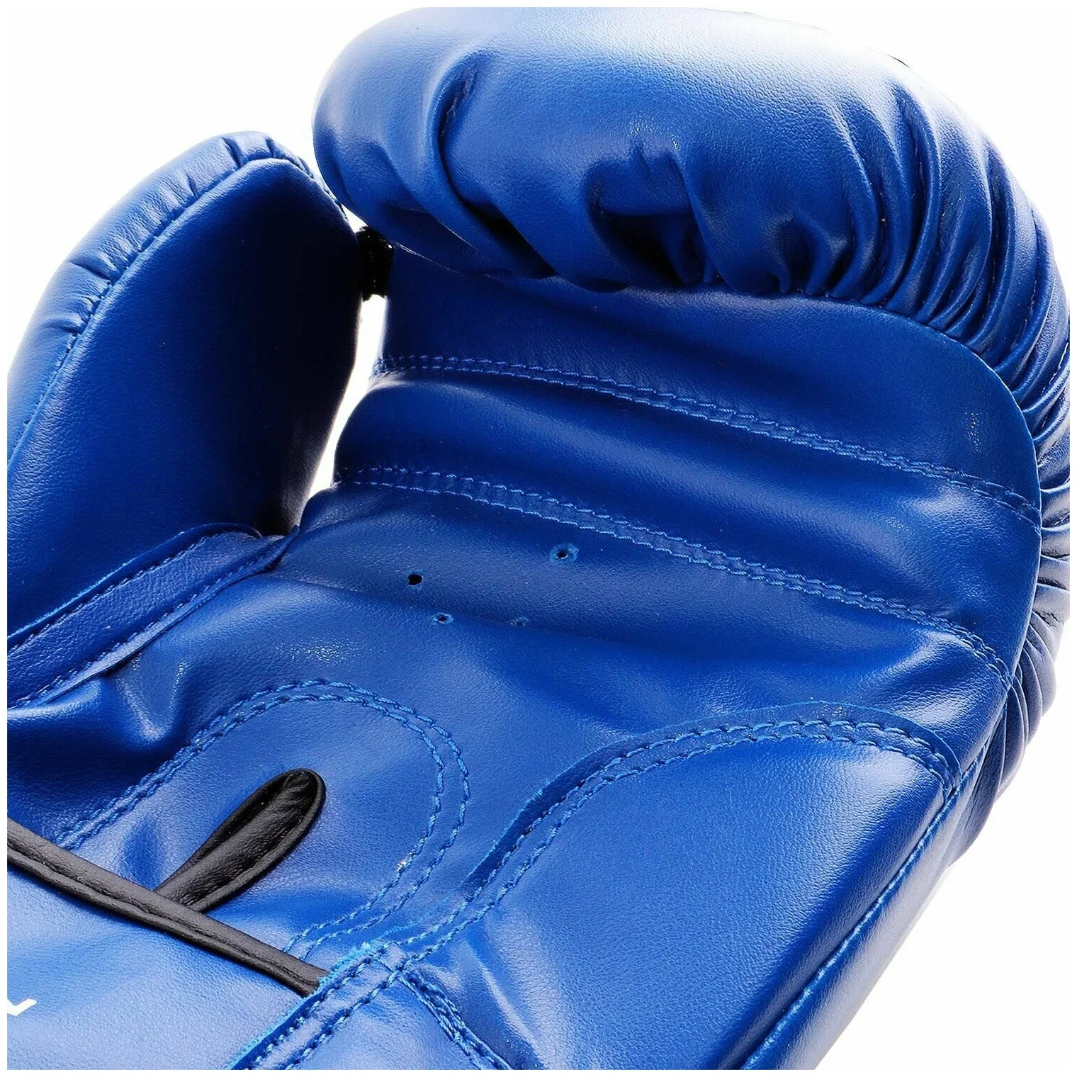 Реальное фото Перчатки боксерские Uppercot UBG-02 DX синий от магазина СпортСЕ