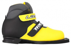 Ботинки лыжные Trek Laser желт-бел. (75мм) ИК50Р-02-16
