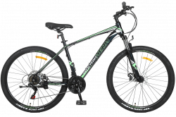 Велосипед TechTeam Neon 27.5" черный (сталь)
