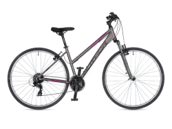 Велосипед женский AUTHOR Linea 2022 Серебряно-розовый