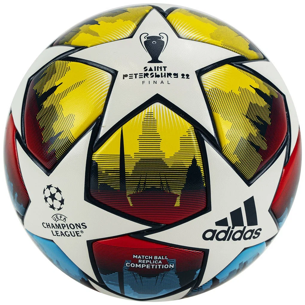 Реальное фото Мяч футбольный Adidas UCL Competition St.P H57810 №5 FIFA Pro мультиколор от магазина СпортСЕ