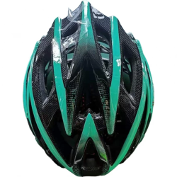 Шлем FSD-HL056 (in-mold) бирюзово-чёрный 600302