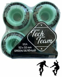Колеса для скейта Tech Team 52*32 95А color1 4шт