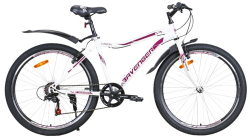 Велосипед 26" AVENGER C260W, белый/фиолетовый, 17,5" (2021)