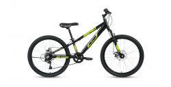 Велосипед Altair AL 24 D (2022) черный/зеленый