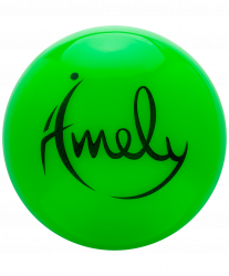 Мяч для художественной гимнастики 15 см Amely AGB-301 зеленый УТ-00019928
