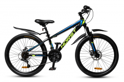 Велосипед детский HORST Tactic 2022 Чёрно-салатово-синий