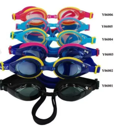 Очки для плавания Whale Y06003(CF-6003) подростковые оправа фиолет розов/стекло синий