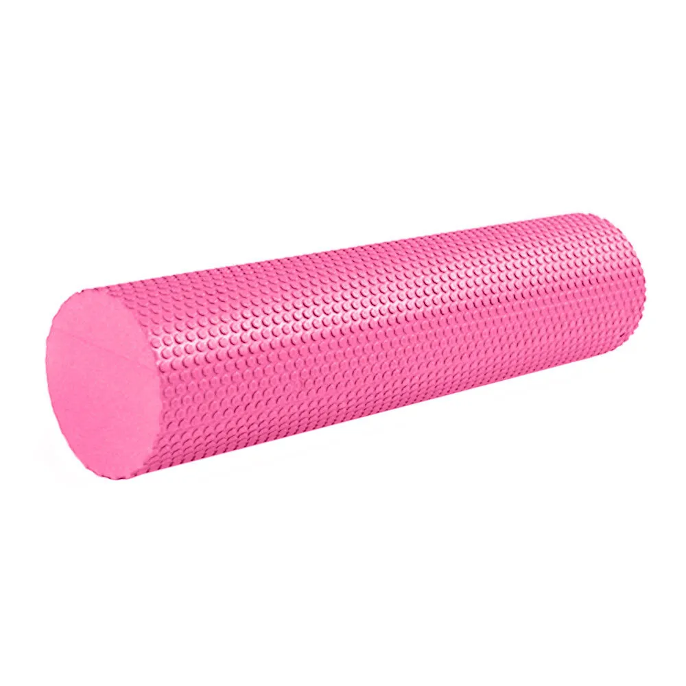 Реальное фото Ролик для йоги 60х15см B31602-2 массажный розовый  10018196 от магазина СпортСЕ