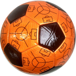 Мяч футбольный C33387-3 Meik №5 PVC 2.6 310-320 гр. оранжевый 10017306