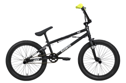 Велосипед Stark Madness BMX 2 (2024)  черный матовый/серебристый/чёрный