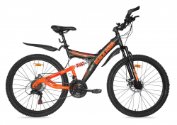 Велосипед Black Aqua Mount 1682 D 26" хаки-оранжевый GL-316D
